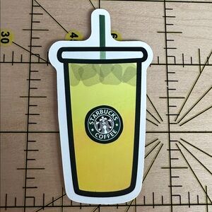💜13/$13 +Bundle Sticker Sale| Refresher Lemonade Starbucks Waterproof Sticker